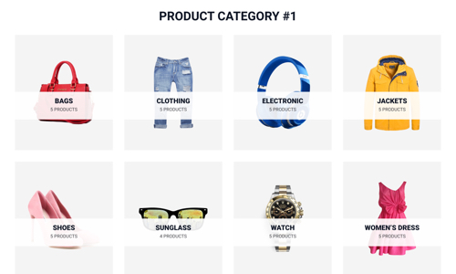 Product Category #1 – Default Preset Design